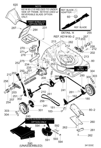 Part Location Diagram of 43770-850 Murray DISCONTINUED